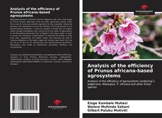 Portada del libro de Analysis of the efficiency of Prunus africana-based agrosystems