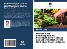 Capa do livro de Die Rolle des Sozialkapitals bei Strategien zur Sicherung des Lebensunterhalts im ländlichen Raum in Ranchi 