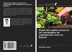 Buchcover von Papel del capital social en las estrategias de subsistencia rural en Ranchi