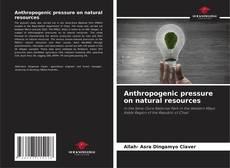 Anthropogenic pressure on natural resources kitap kapağı