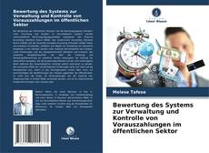 Buchcover von Bewertung des Systems zur Verwaltung und Kontrolle von Vorauszahlungen im öffentlichen Sektor