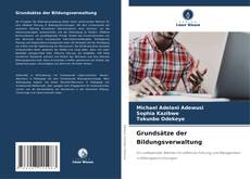 Bookcover of Grundsätze der Bildungsverwaltung