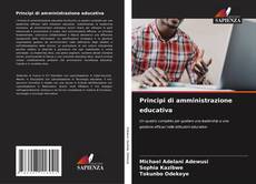 Bookcover of Principi di amministrazione educativa
