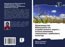 Capa do livro de Производство биоэтанола из отработанного зерна с использованием смешанных грибковых культур 