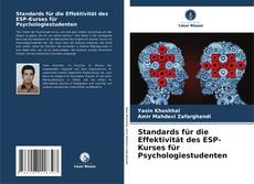 Standards für die Effektivität des ESP-Kurses für Psychologiestudenten kitap kapağı