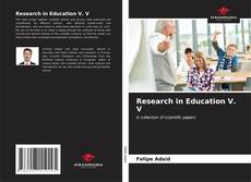 Capa do livro de Research in Education V. V 
