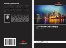 Buchcover von Universal knowledge