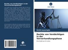 Buchcover von Rechte von Verdächtigen in der Vorverhandlungsphase