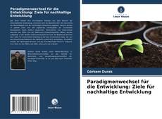 Buchcover von Paradigmenwechsel für die Entwicklung: Ziele für nachhaltige Entwicklung