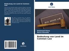 Borítókép a  Bedeutung von Land im Common Law - hoz