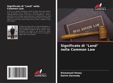 Buchcover von Significato di "Land" nella Common Law