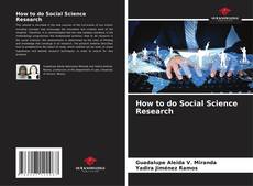 Capa do livro de How to do Social Science Research 