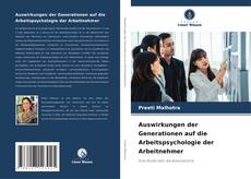 Auswirkungen der Generationen auf die Arbeitspsychologie der Arbeitnehmer kitap kapağı