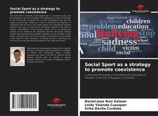 Couverture de Social Sport as a strategy to promote coexistence