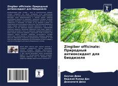 Buchcover von Zingiber officinale: Природный антиоксидант для биодизеля