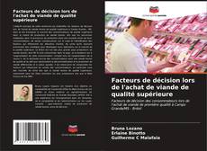 Capa do livro de Facteurs de décision lors de l'achat de viande de qualité supérieure 