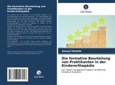 Bookcover of Die formative Beurteilung von Praktikanten in der Kinderorthopädie