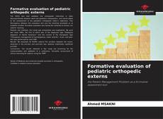 Copertina di Formative evaluation of pediatric orthopedic externs
