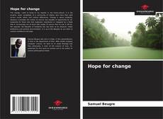 Bookcover of Hope for change