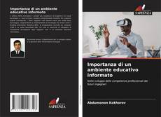 Buchcover von Importanza di un ambiente educativo informato