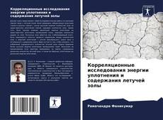 Bookcover of Корреляционные исследования энергии уплотнения и содержания летучей золы