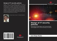 Couverture de Design of IT security policies