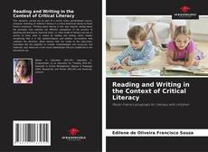 Capa do livro de Reading and Writing in the Context of Critical Literacy 
