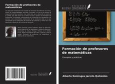 Formación de profesores de matemáticas kitap kapağı