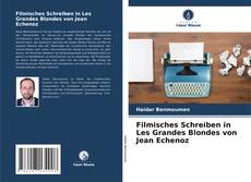 Capa do livro de Filmisches Schreiben in Les Grandes Blondes von Jean Echenoz 