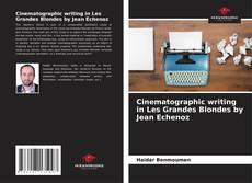 Portada del libro de Cinematographic writing in Les Grandes Blondes by Jean Echenoz