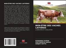 Buchcover von BIEN-ÊTRE DES VACHES LAITIÈRES