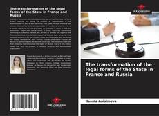 Capa do livro de The transformation of the legal forms of the State in France and Russia 