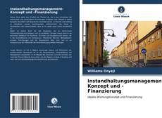 Portada del libro de Instandhaltungsmanagement-Konzept und -Finanzierung