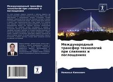 Capa do livro de Международный трансфер технологий при слияниях и поглощениях 