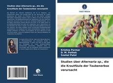 Buchcover von Studien über Alternaria sp., die die Krautfäule der Taubenerbse verursacht