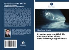 Buchcover von Erweiterung von NS-2 für die Simulation eines Lokalisierungsalgorithmus