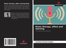 Portada del libro de Music therapy, affect and learning