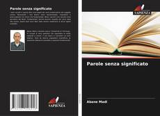 Parole senza significato kitap kapağı