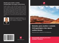 Buchcover von Estudos para avaliar o estado hidrogeológico das águas subterrâneas