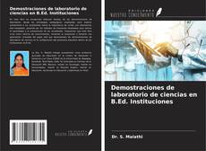 Capa do livro de Demostraciones de laboratorio de ciencias en B.Ed. Instituciones 