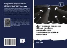 Buchcover von Достижение перемен: Обзор проблем нигерийского законодательства и политики