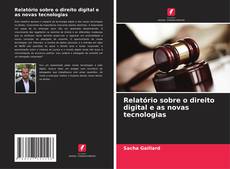 Buchcover von Relatório sobre o direito digital e as novas tecnologias