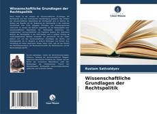 Capa do livro de Wissenschaftliche Grundlagen der Rechtspolitik 