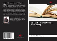 Couverture de Scientific foundations of legal policy