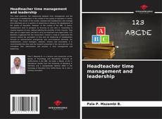 Обложка Headteacher time management and leadership