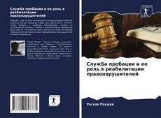 Bookcover of Служба пробации и ее роль в реабилитации правонарушителей