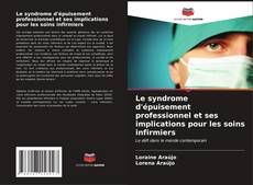 Обложка Le syndrome d'épuisement professionnel et ses implications pour les soins infirmiers