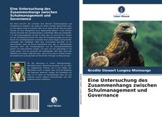 Обложка Eine Untersuchung des Zusammenhangs zwischen Schulmanagement und Governance