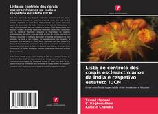Capa do livro de Lista de controlo dos corais escleractinianos da Índia e respetivo estatuto IUCN 
