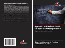 Buchcover von Appunti sull'educazione in epoca contemporanea